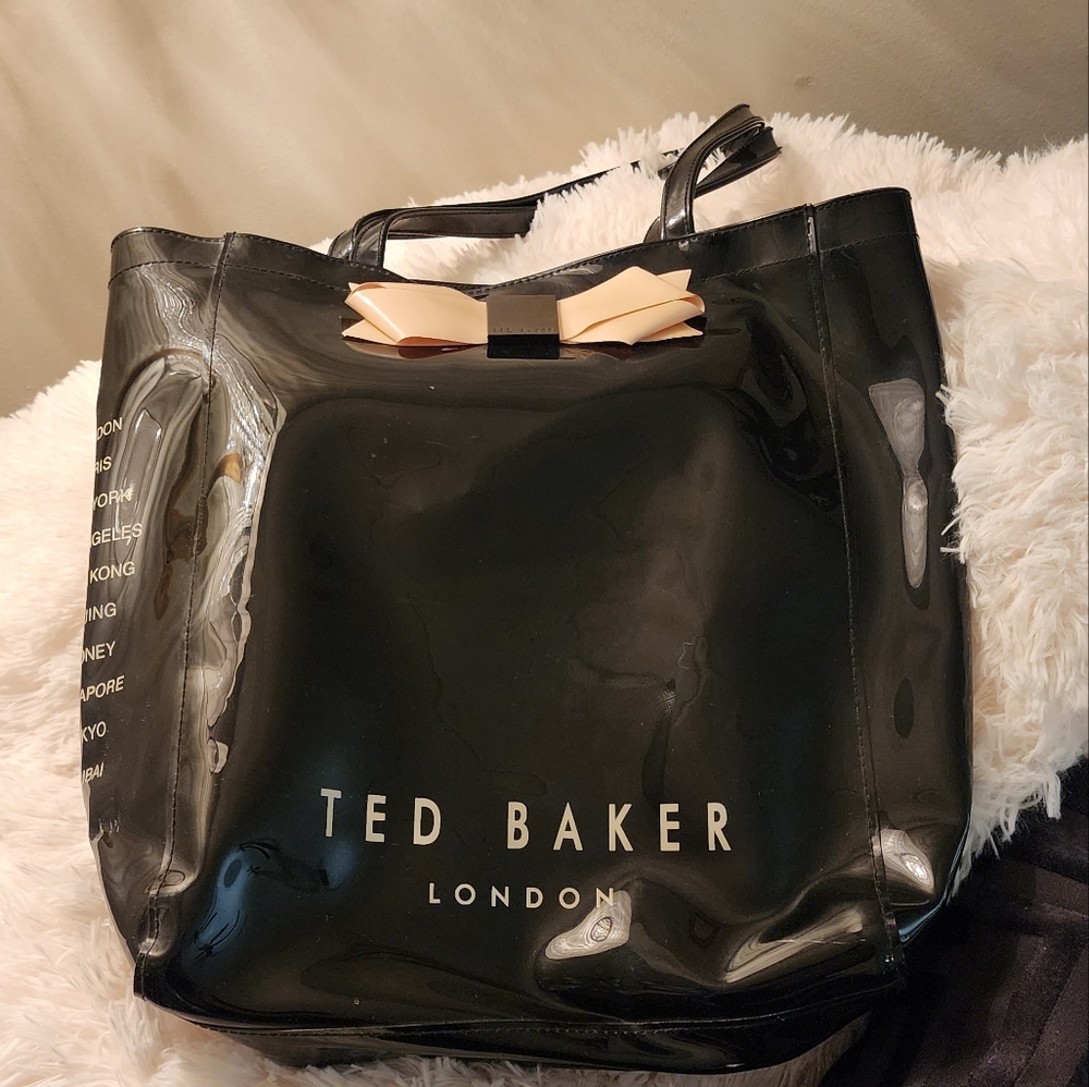 ted baker large black purse